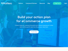 Tablet Screenshot of profitero.com